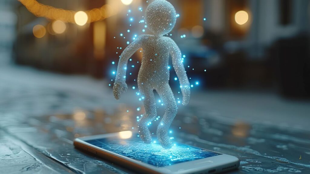 inside out 2 glued to phone