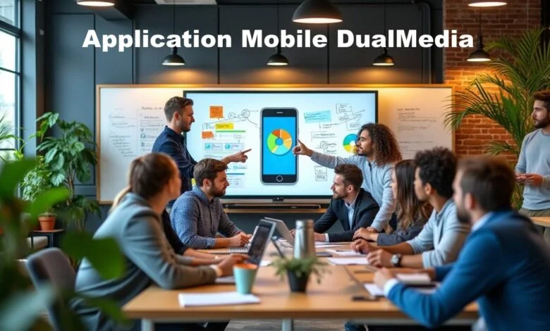 application mobile dualmedia