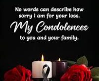 condolence messages