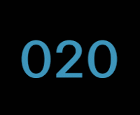 number 020