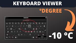 mac keyboard degree symbol