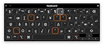 mac keyboard degree symbol